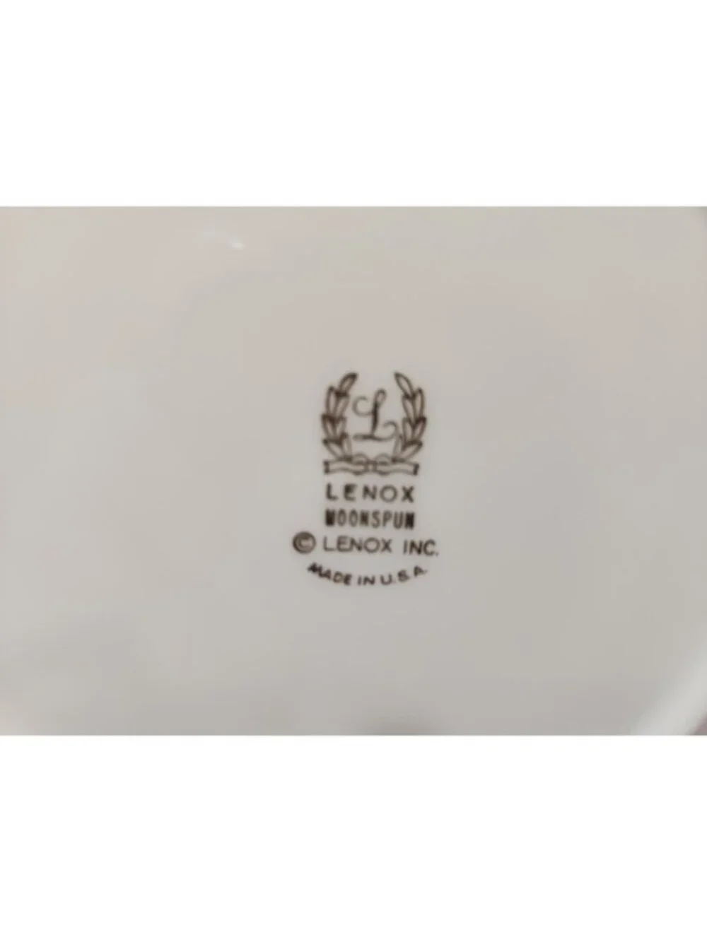 Lenox Moonspun Bread and Butter Plates 6 3/8